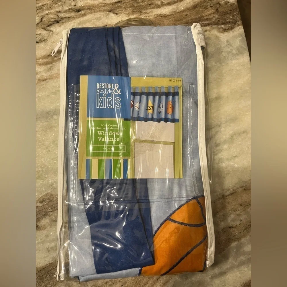New in package - Sports Window Valance